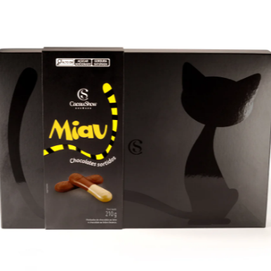 Caixa de Tabletes Miau 210g