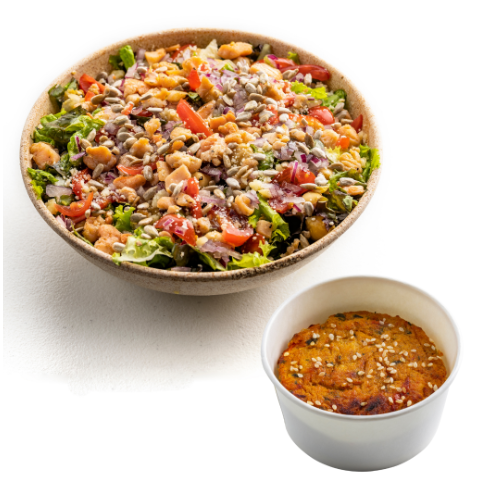 Combo Salada/bowl + Tortinha