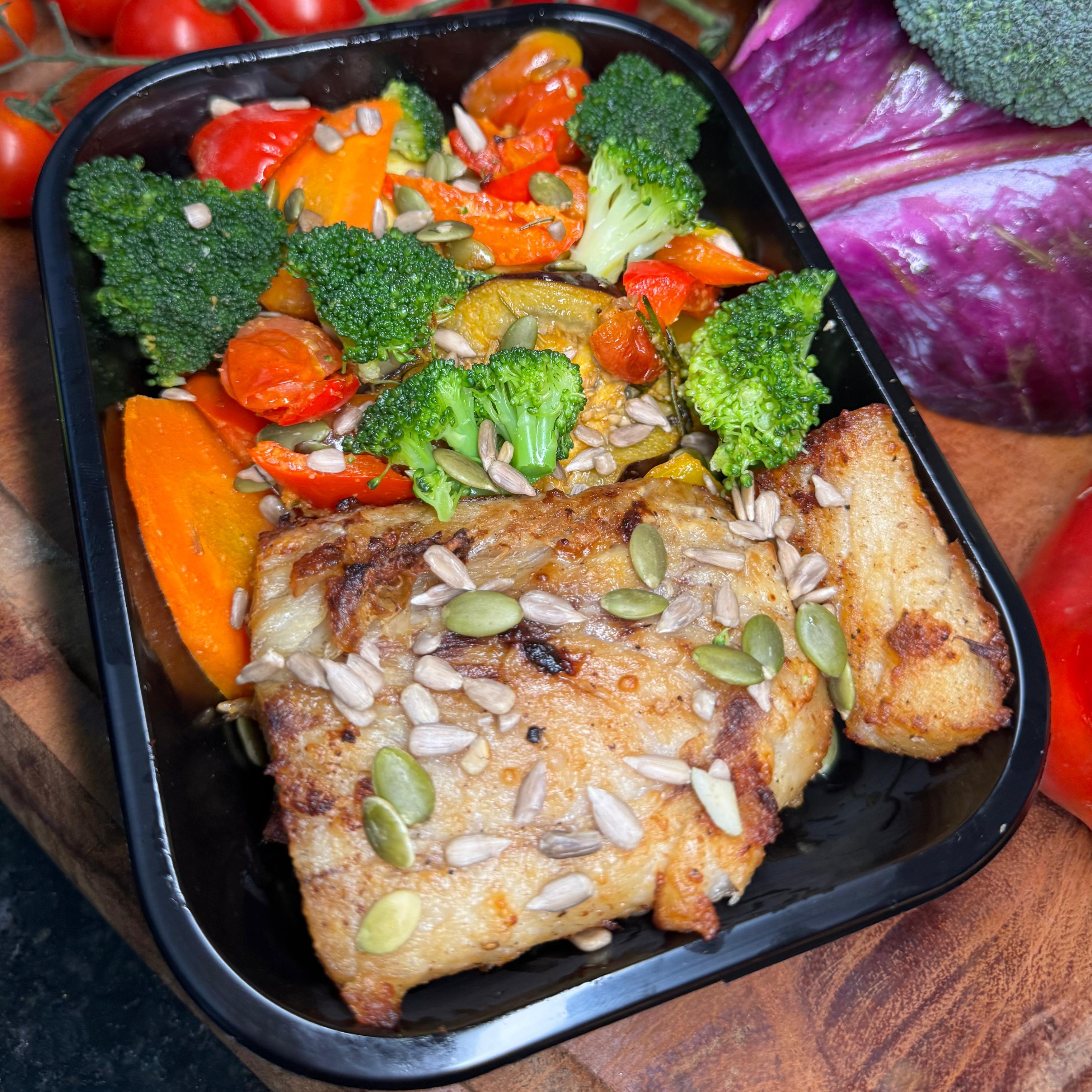 Ratatouille com File de Peixe