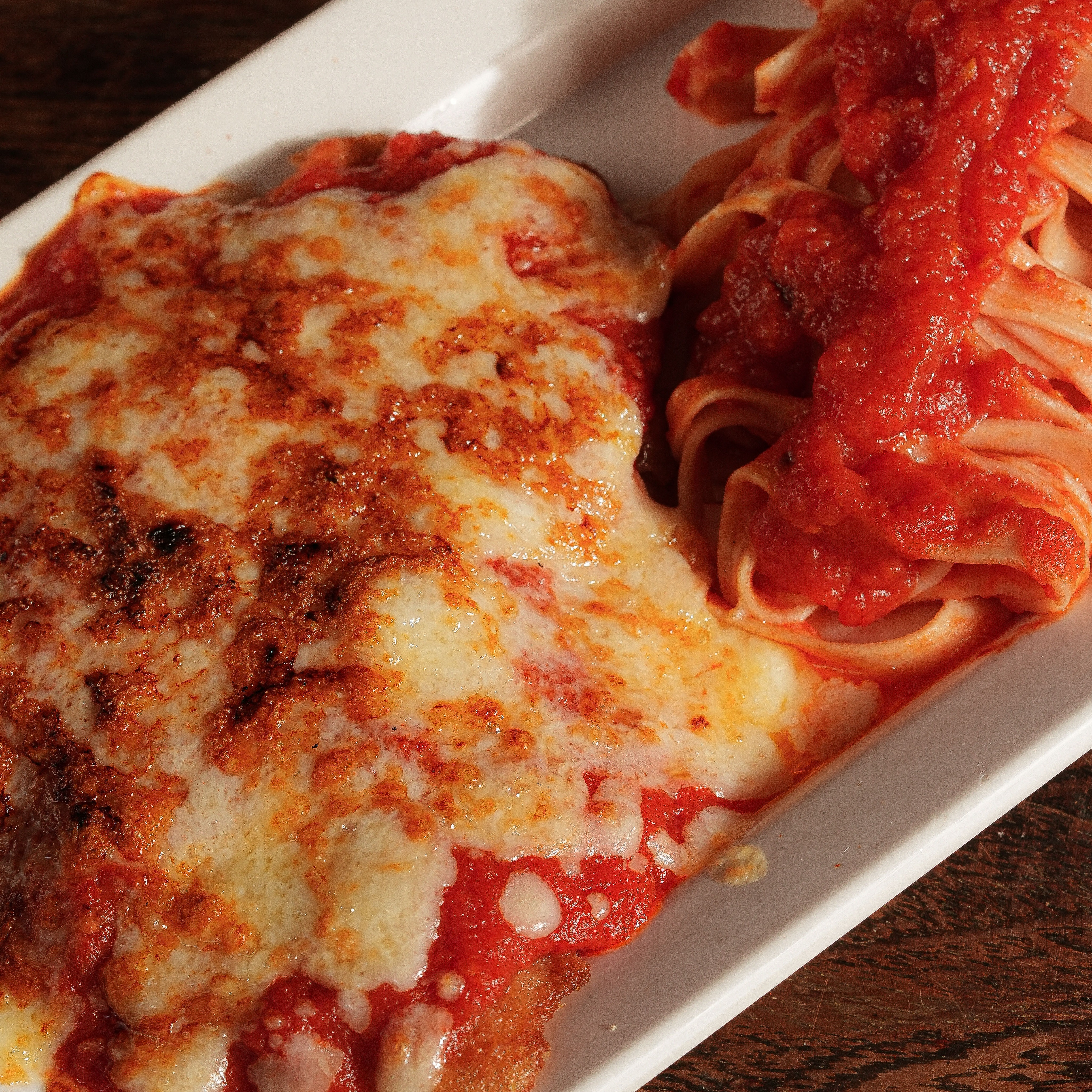 Filé à Parmegiana - Camada extra grátis