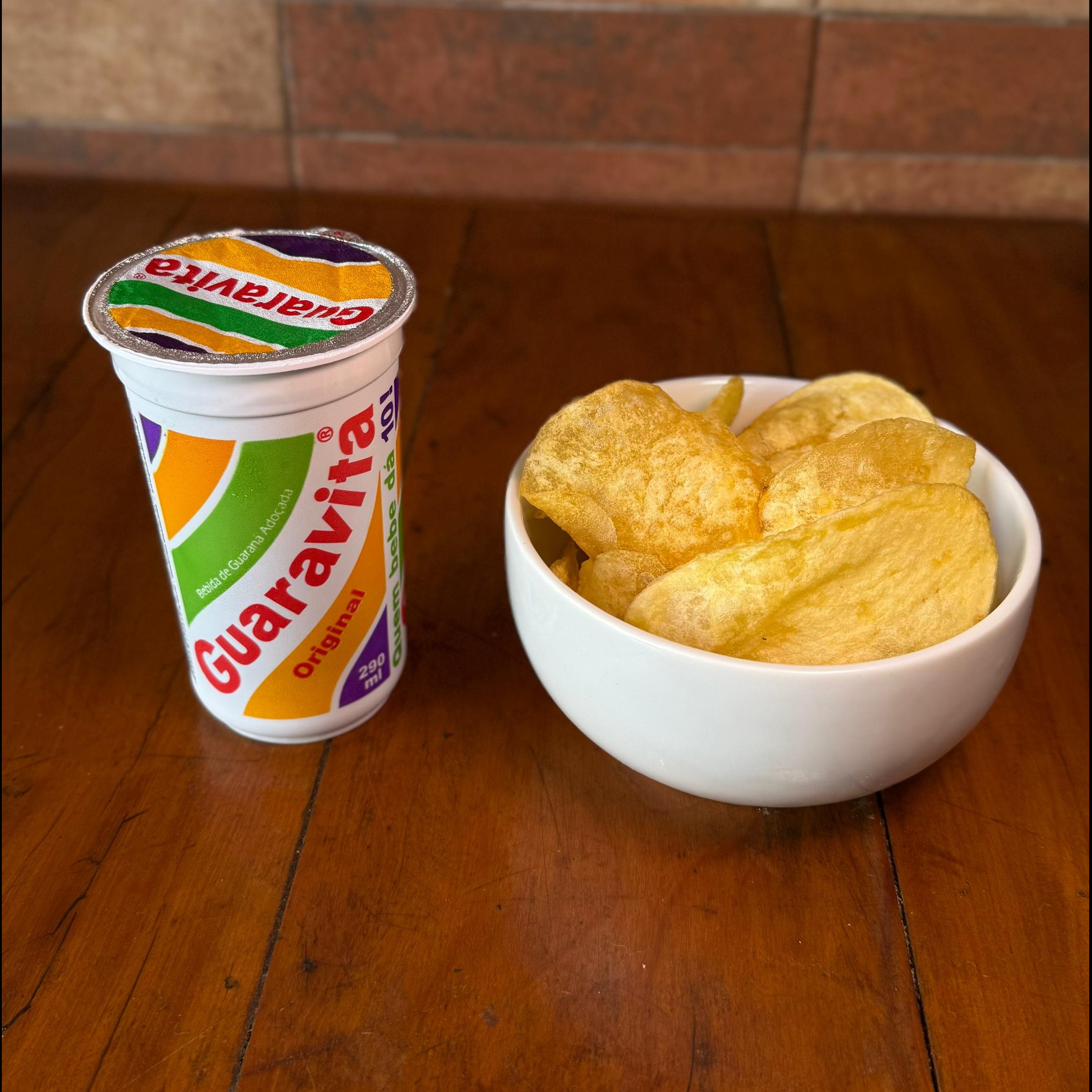 Guaravita + Batata Portuguesa