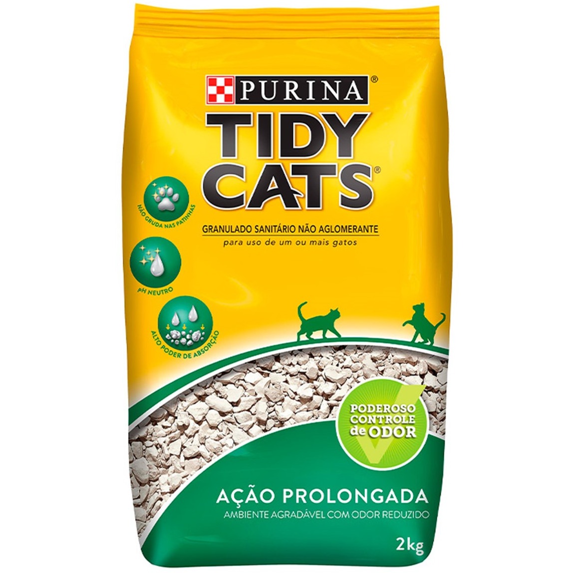 Areia Nestlé Purina Tidy Cats para Gatos 2kg