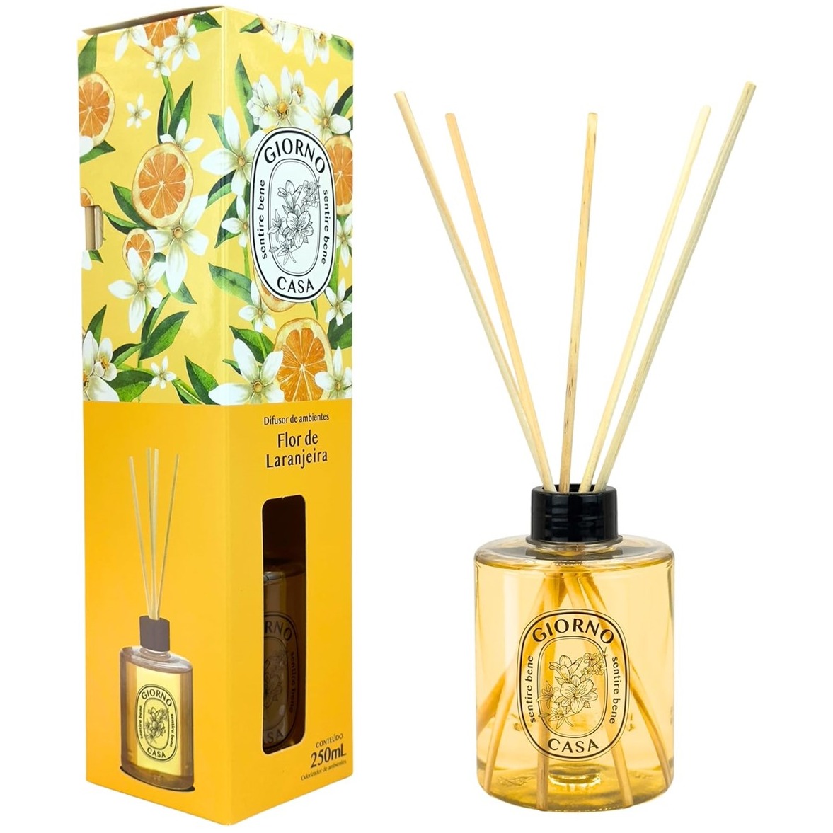 Difusor de Ambientes Giorno Casa Flor de Laranjeira 250ml