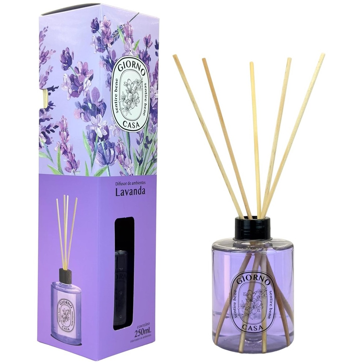 Difusor de Ambientes Giorno Casa Lavanda 250ml