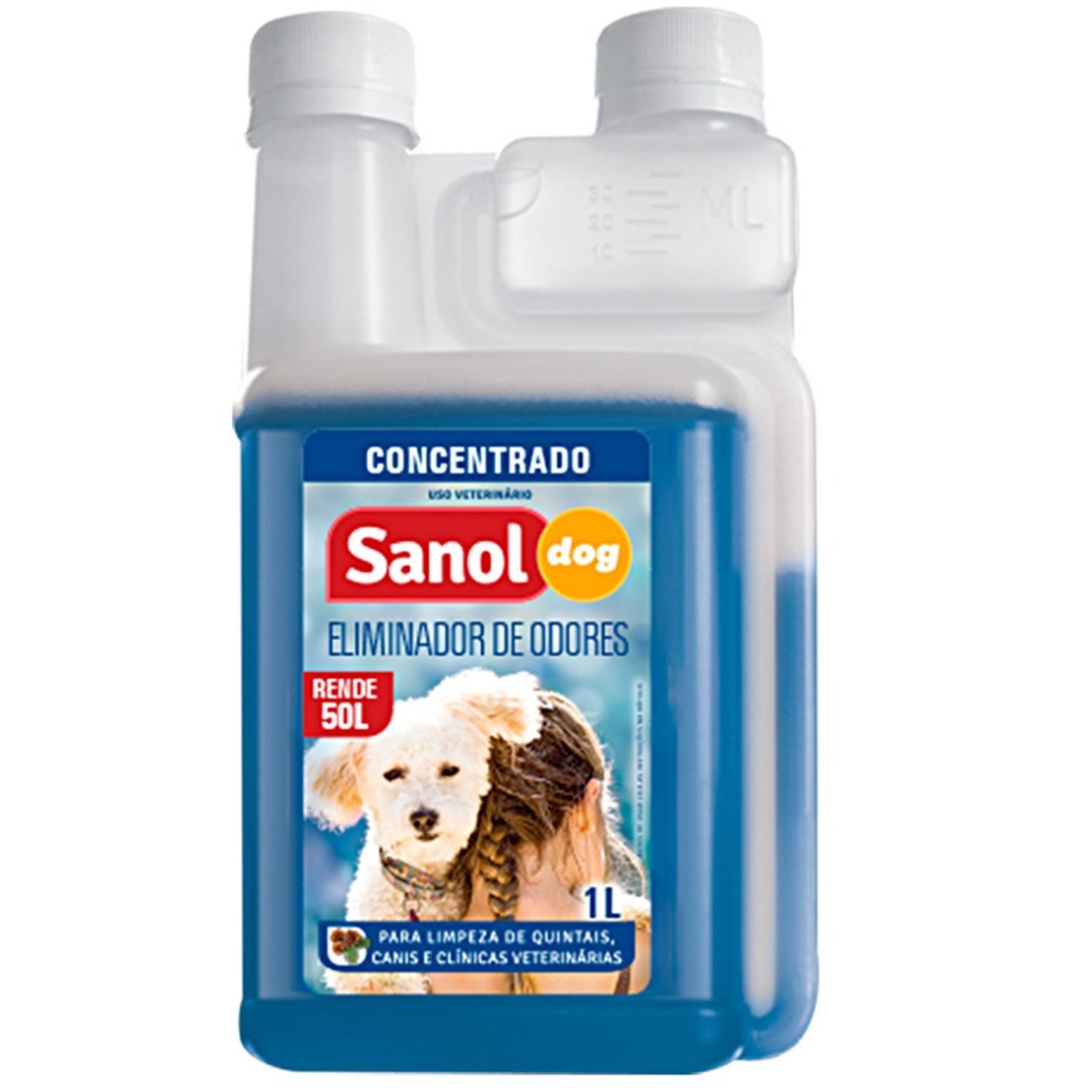 Eliminador de Odores Sanol Dog Concentrado Tradicional 1 Litro
