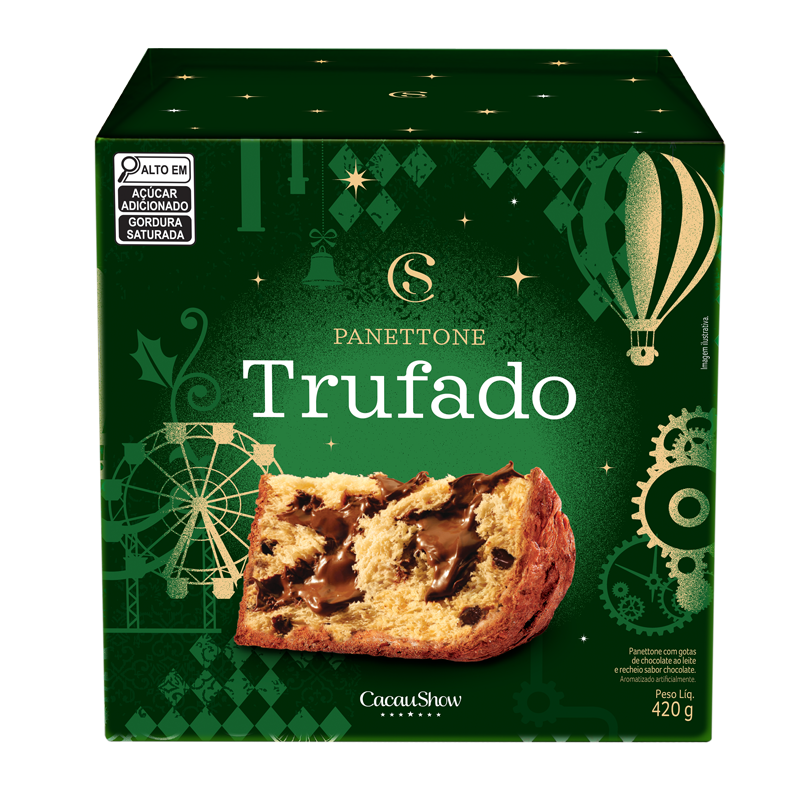 Panetone de Chocolate ao Leite 420g