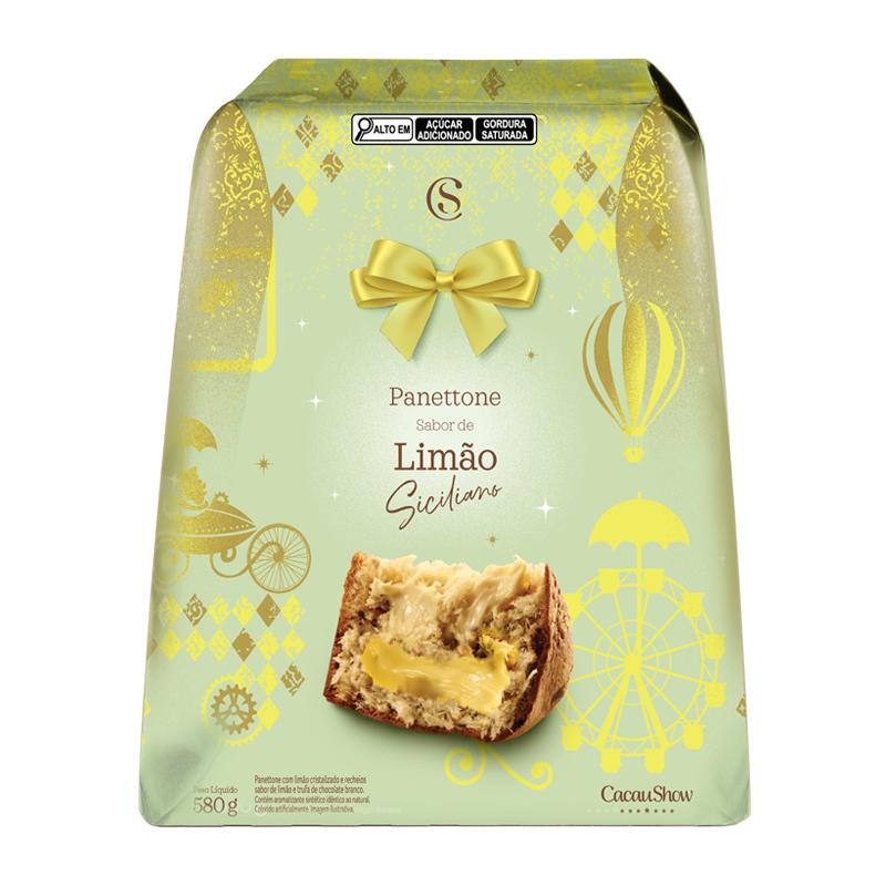 Panetone de Limão Siciliano 580g