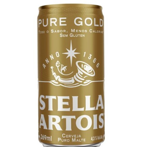 Cerveja Stella Pure Gold 269ml