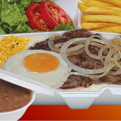 BIFE ACEBOLADO, LINGUIÇA E OVO