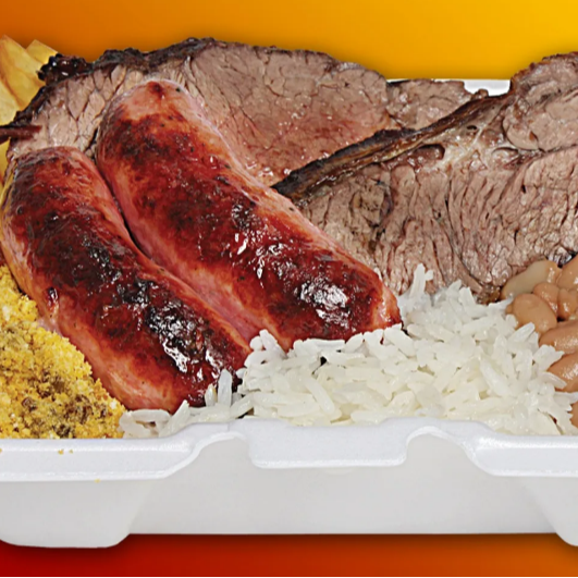 CHURRASCO - CARNE E LINGUIÇA