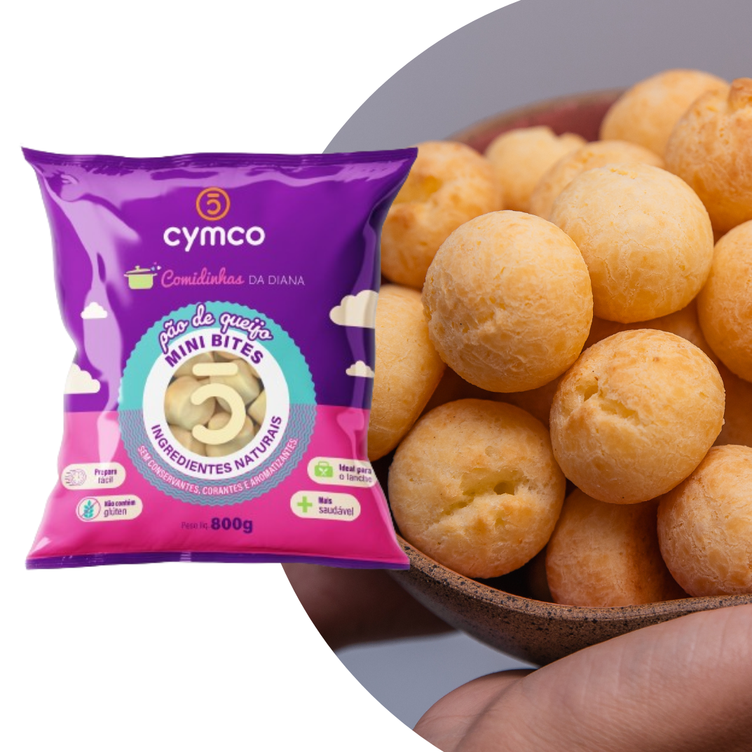 PÃO DE QUEIJO MINI BITES - COMIDINHAS DA DIANA