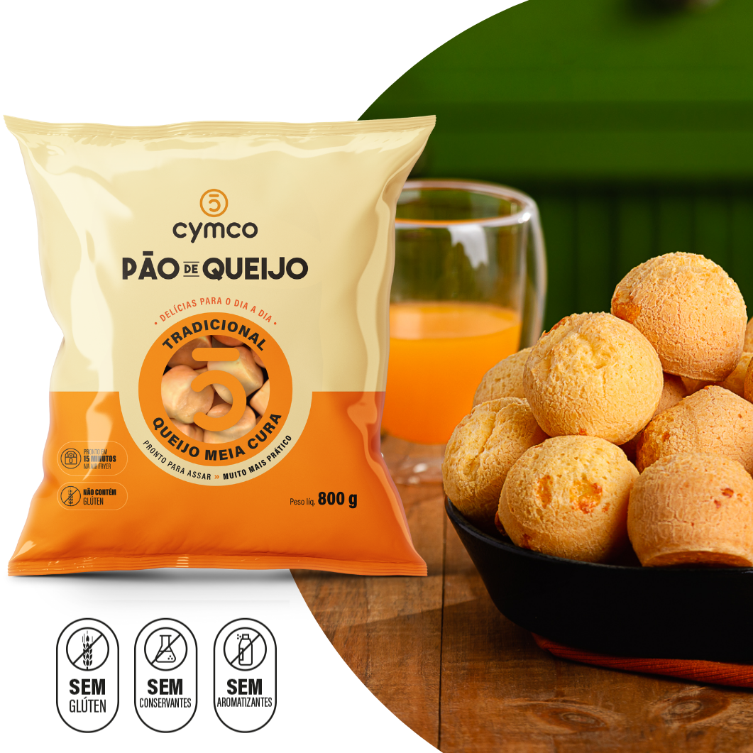 PÃO DE QUEIJO TRADICIONAL (FORNINHO) - 800G