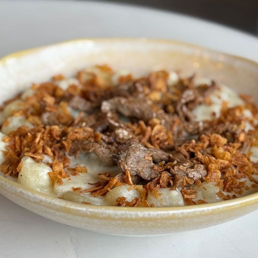 Nhoque Funcional ao molho gorgonzola