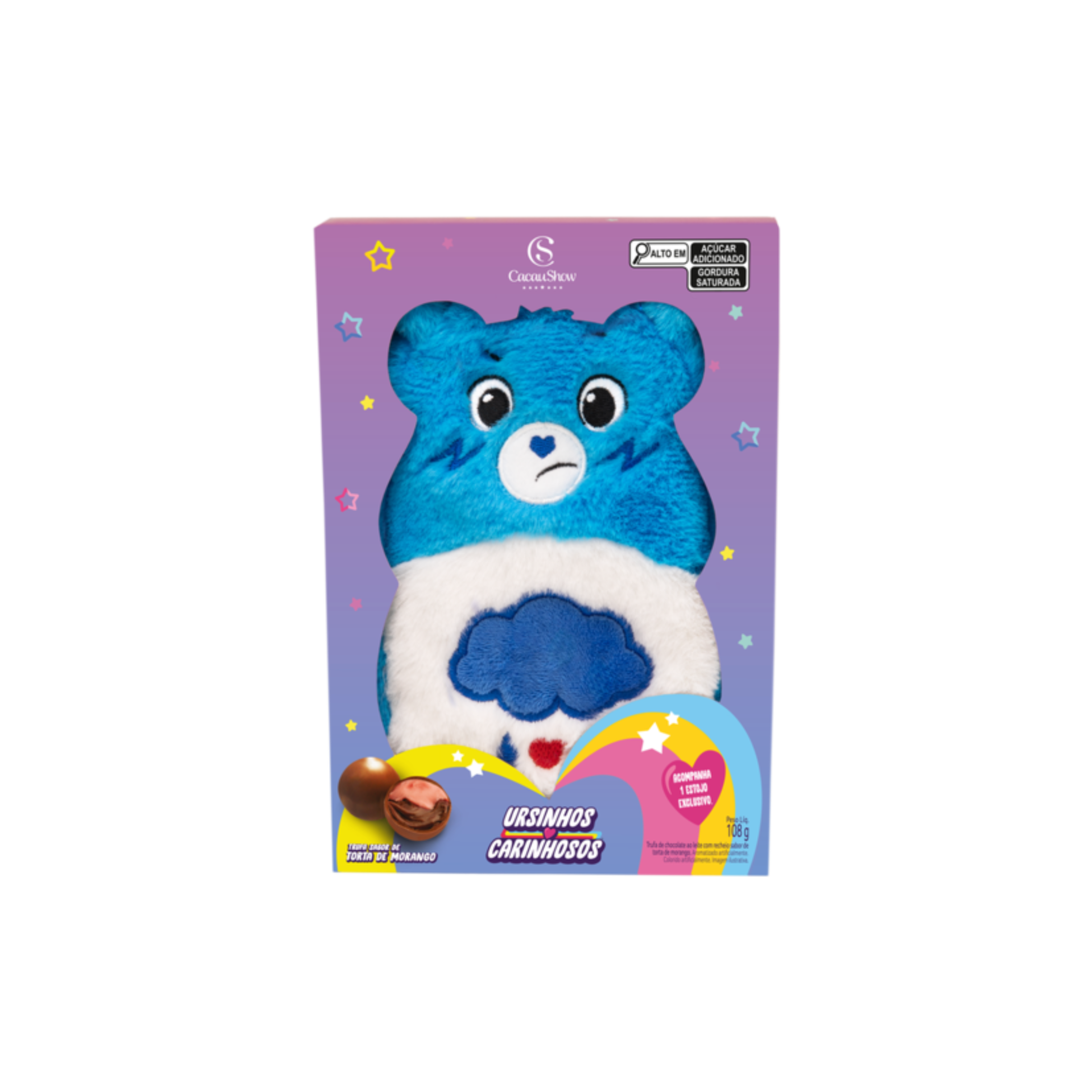 Estojo ursinhos trufas Azul