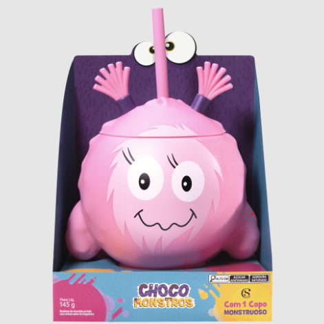 Copo Chocomonstros - Claudete