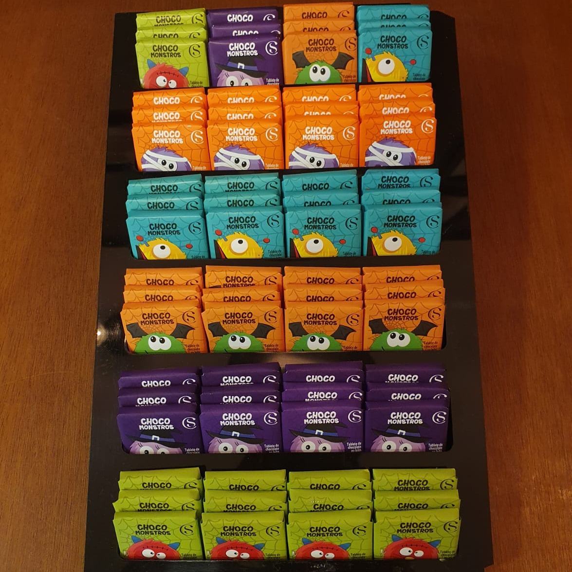 Tablete Halloween dos Chocomonstros Surpresa 5g