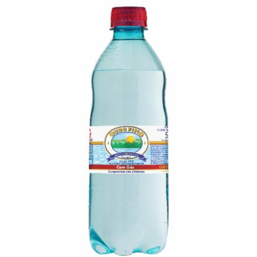 AGUA OURO FINO COM GAS 500ML