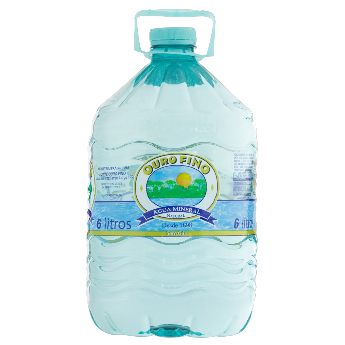 AGUA OURO FINO 6L
