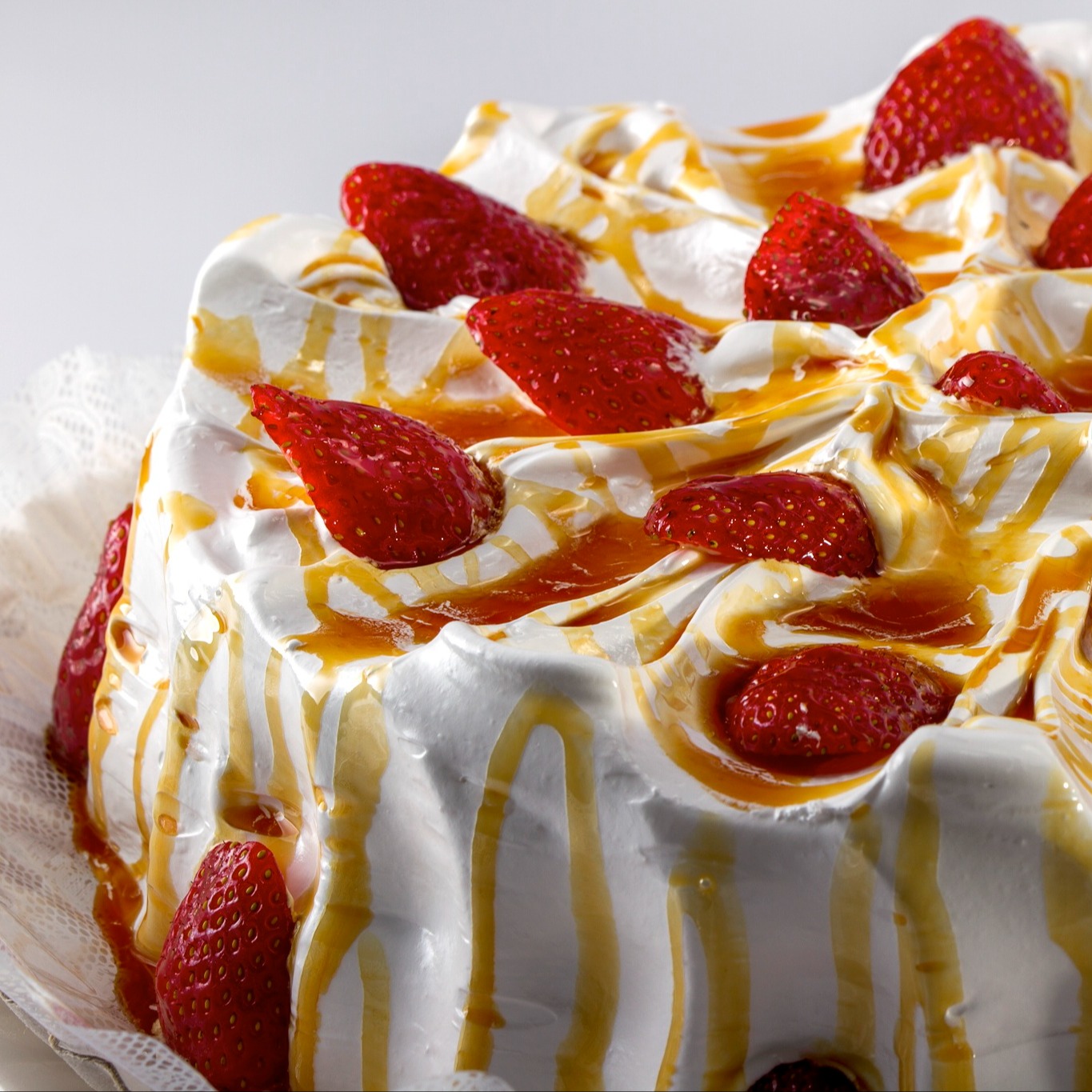 Bolo Doçura de Morangos