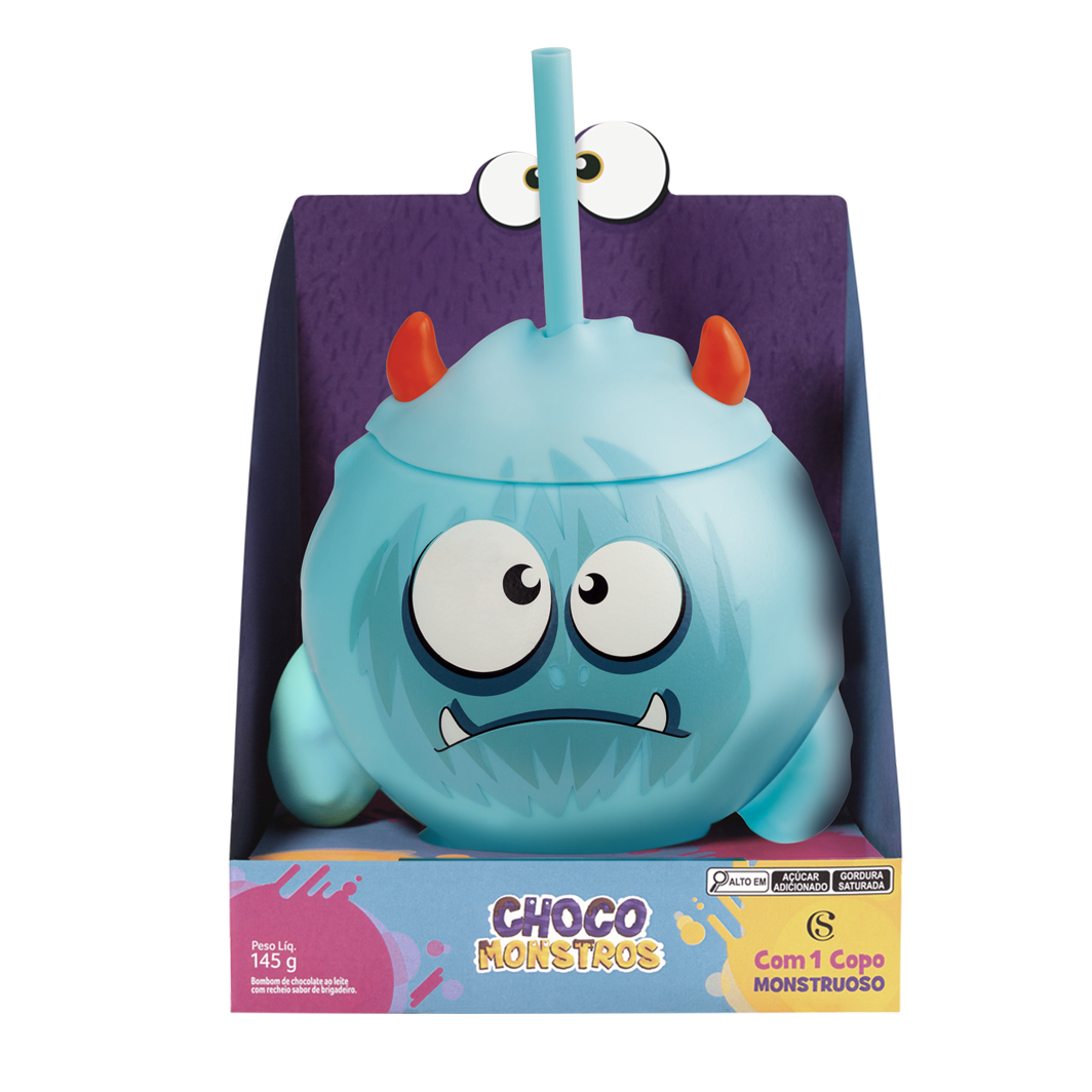 Copo Chocomonstros Adamastor 750ml 