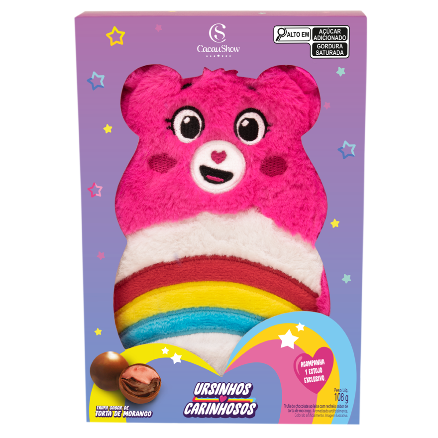 Estojo Ursinhos Carinhosos Ursinha Animadinha 108g