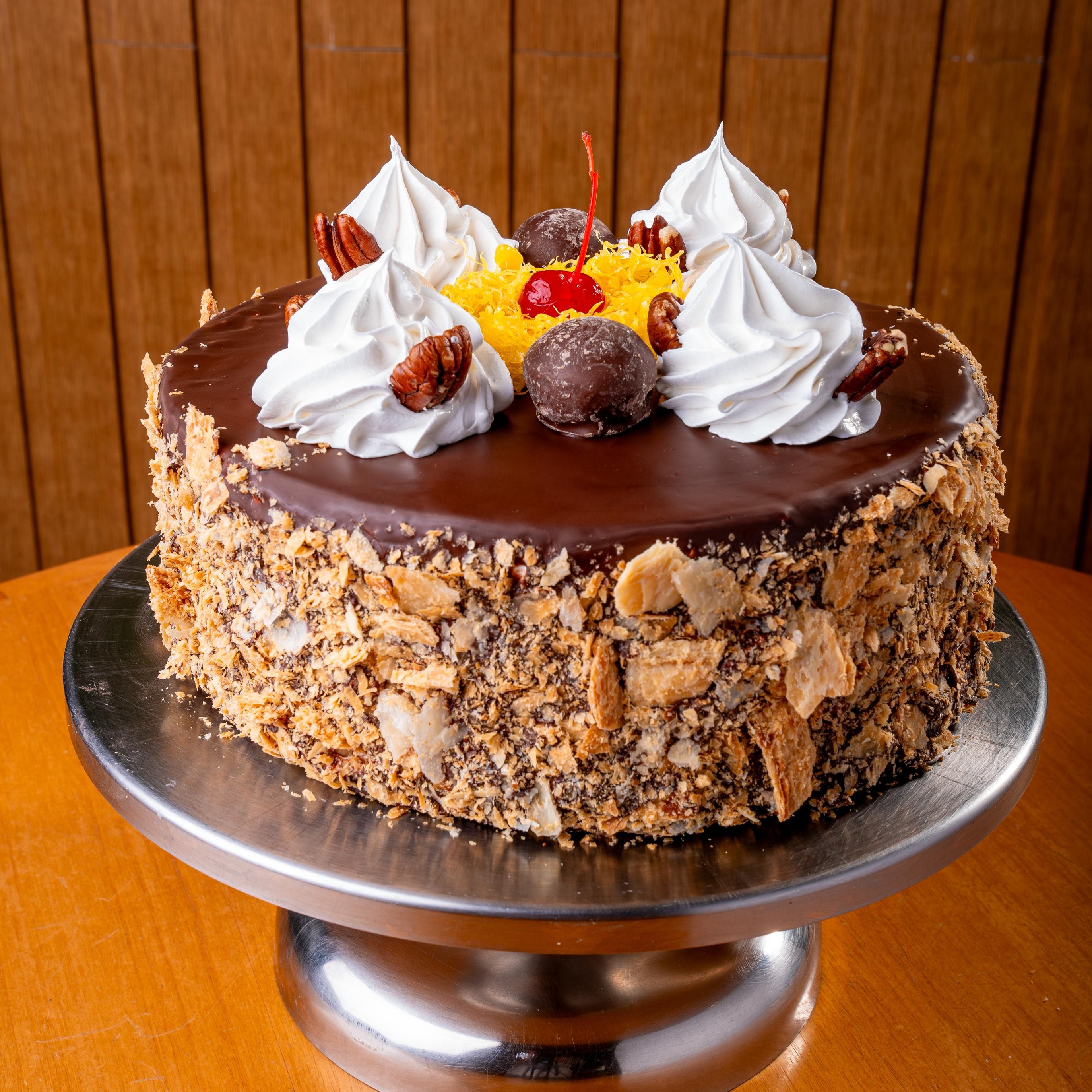 Torta Bombom com Nozes