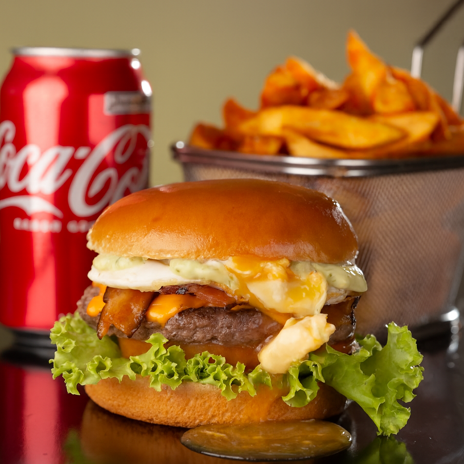 COMBO PRIME EGG SUPREME + BATATA + REFRI