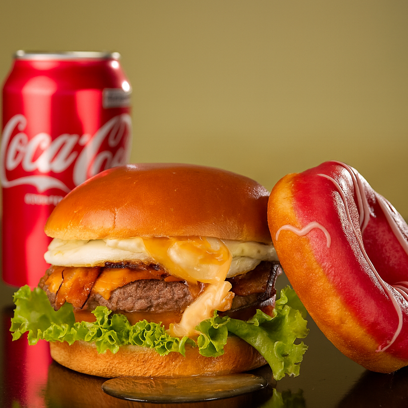 COMBO PRIME EGG SUPREME + DONUTS + REFRI