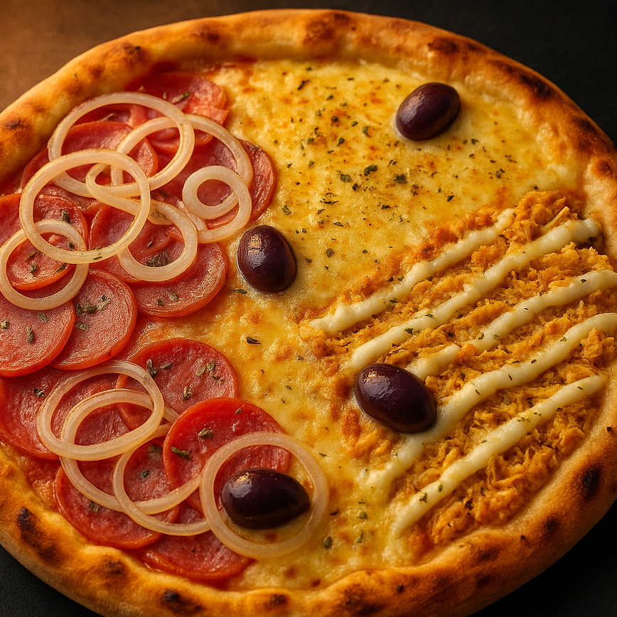 Pizza Grande (3 Sabores)