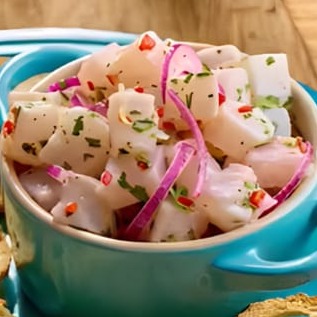 Ceviche de Peixe Branco