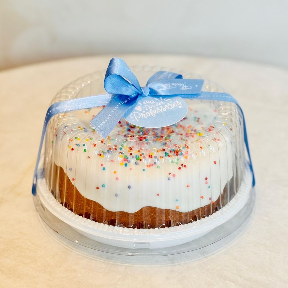 Mini Bolo de Laranja com Fondant