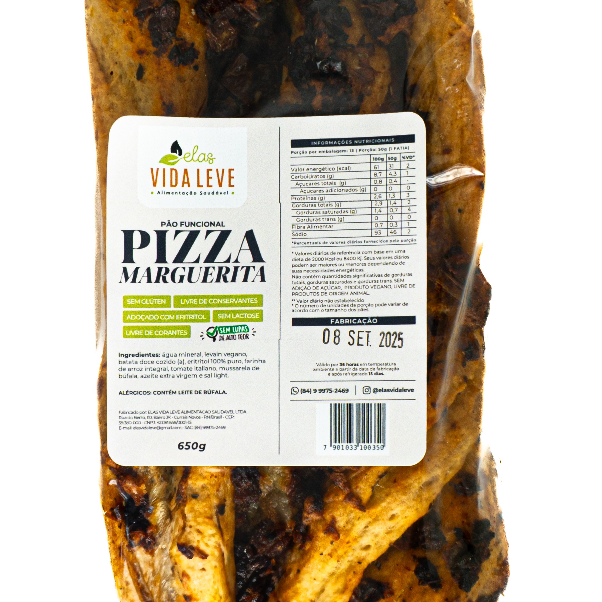 Pão Pizza Marguerita