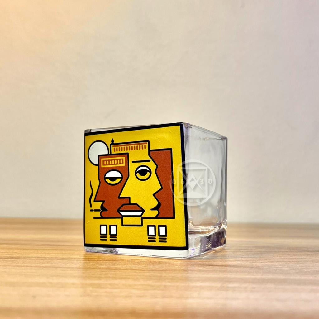 RECIPIENTE VIDRO OLINDA E SUAS FACES QUADRADO