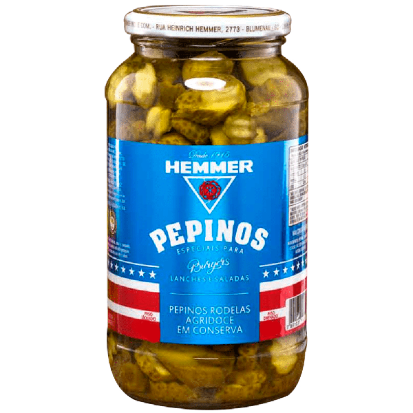 Pepinos Fatiados em Conserva - 440g