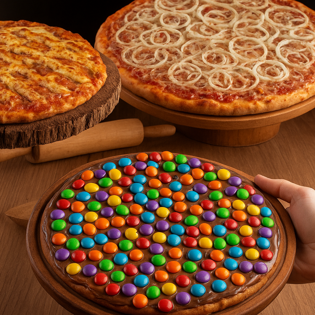 SEXTOUU!  -  1 pizza  salgada 40cm + 1 pizza salgada 30cm  e ganhe 1 mini Doce GRÁTIS