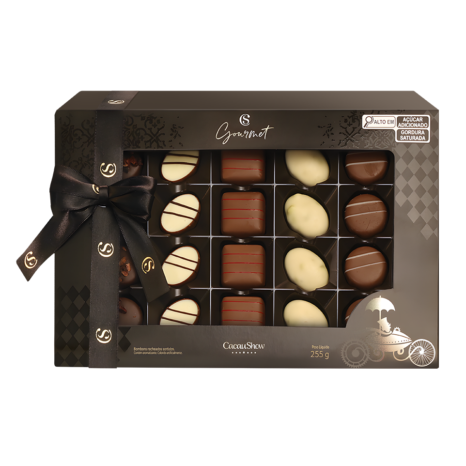 Caixa de Bombons Gourmet Sortidos 255g