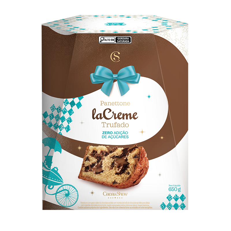 Panetone laCreme Zero Adição de Açúcar 650g