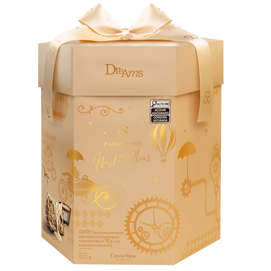 Panetone Dreams Mil-Folhas 900g