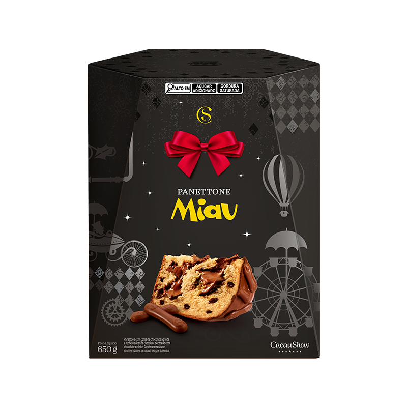 Panetone Clássico Miau 650g