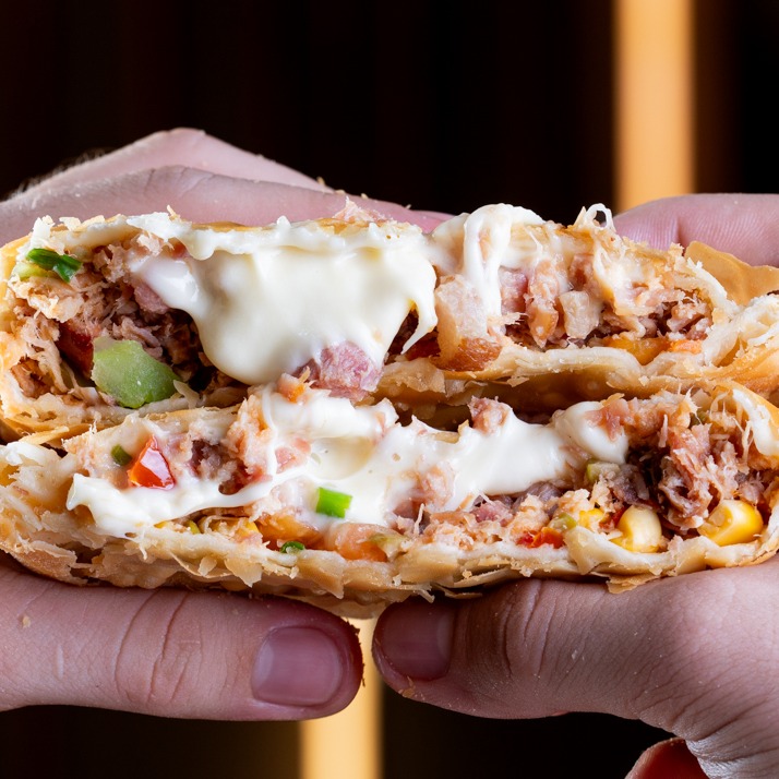 Frango misto c/ bacon e catupiry