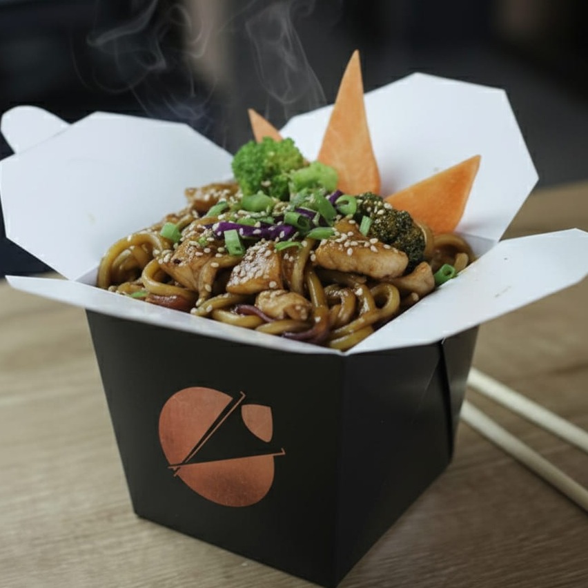 Yakissoba Frango + Sobremesa 