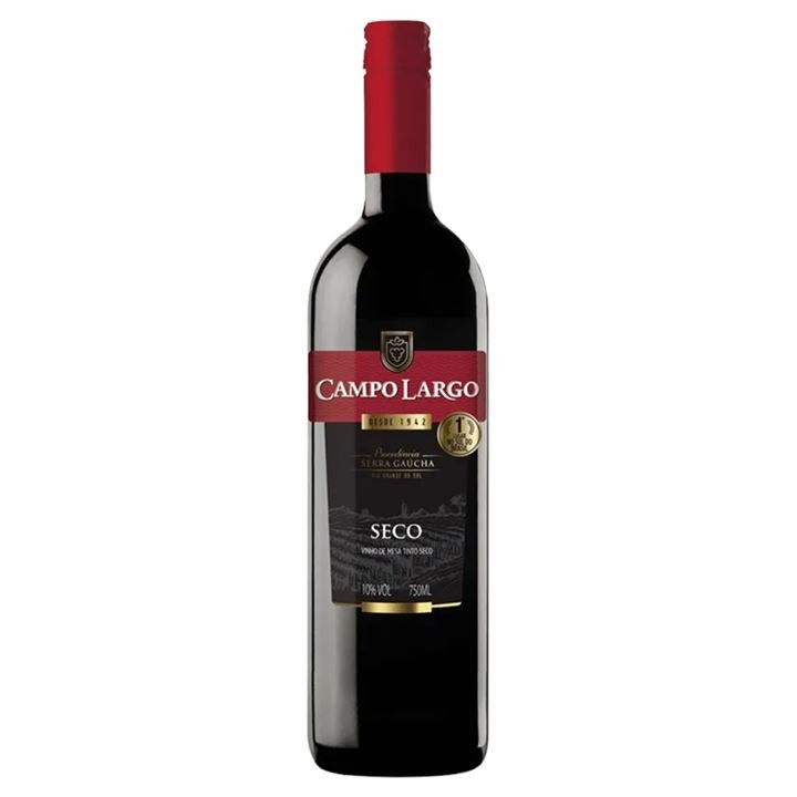 VINHO CAMPO LARGO TINTO SECO 750ML