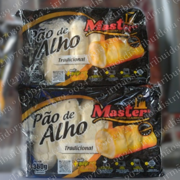 Pão de alho tradicional/ Master R$ 7,99 a bandeja