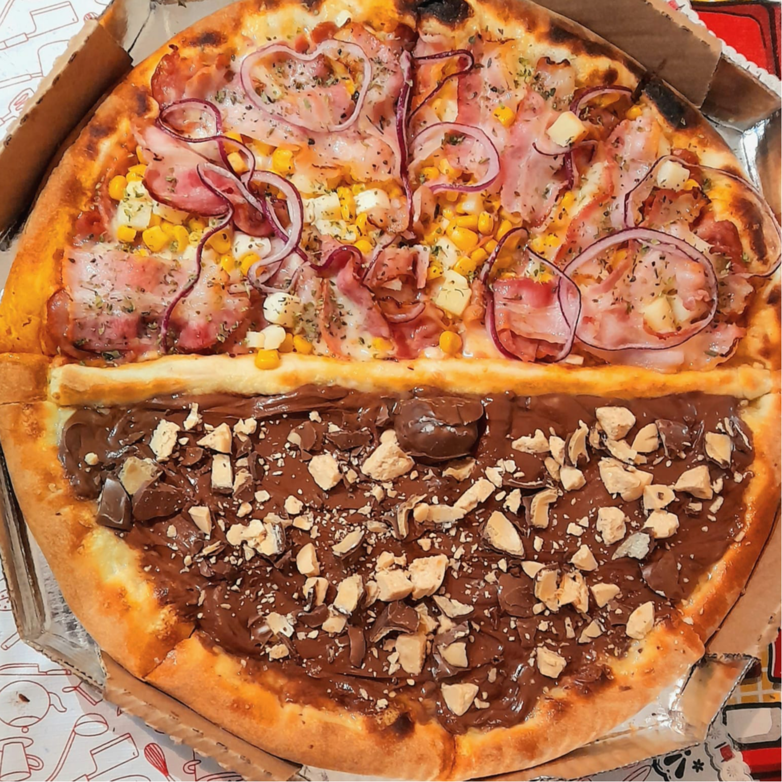 Pizza Grande Sem Borda Recheada