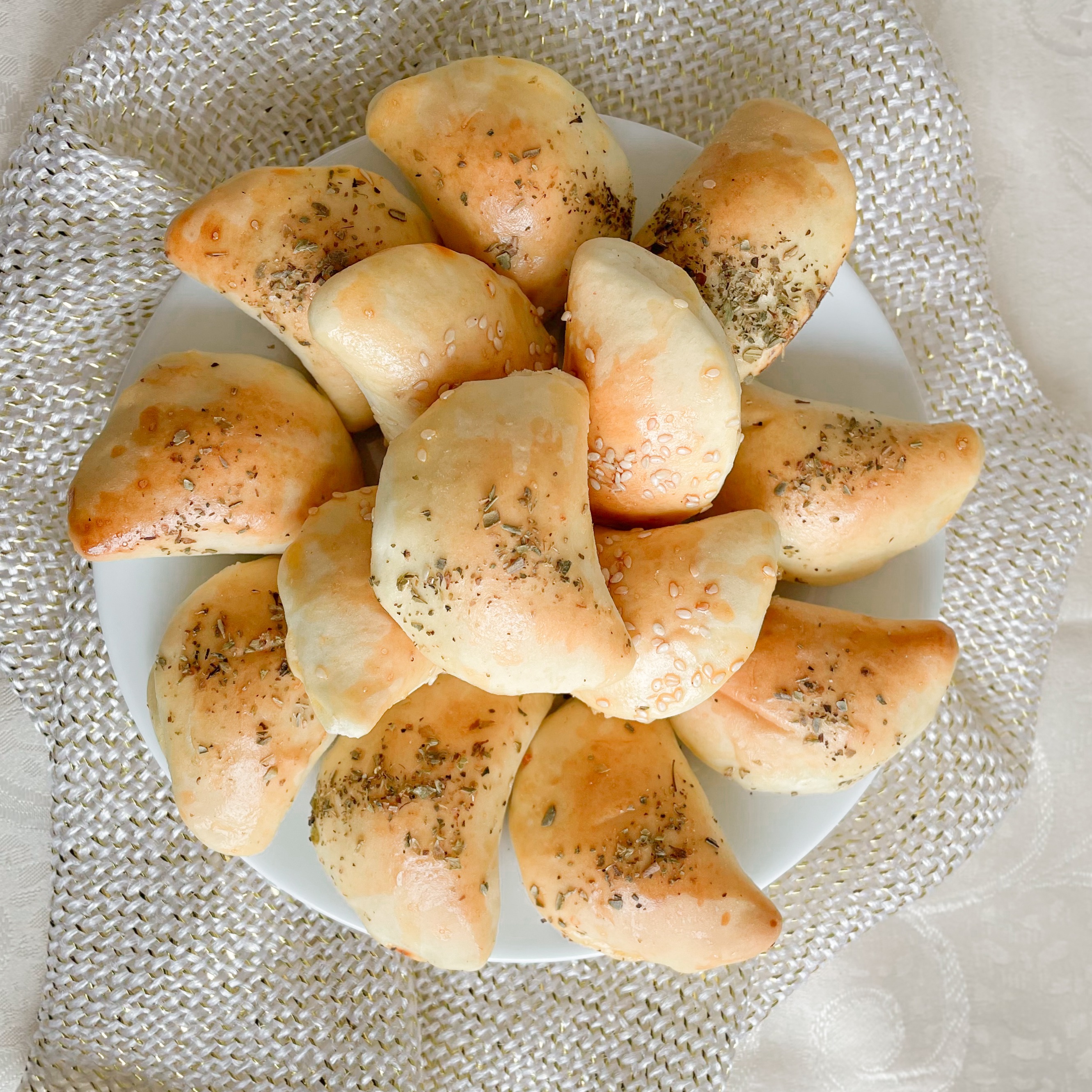 Pastelzinho Assado de Presunto e Queijo