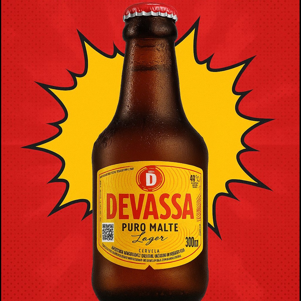 CERVEJA DEVASSA 300ML - APENAS O LIQUIDO