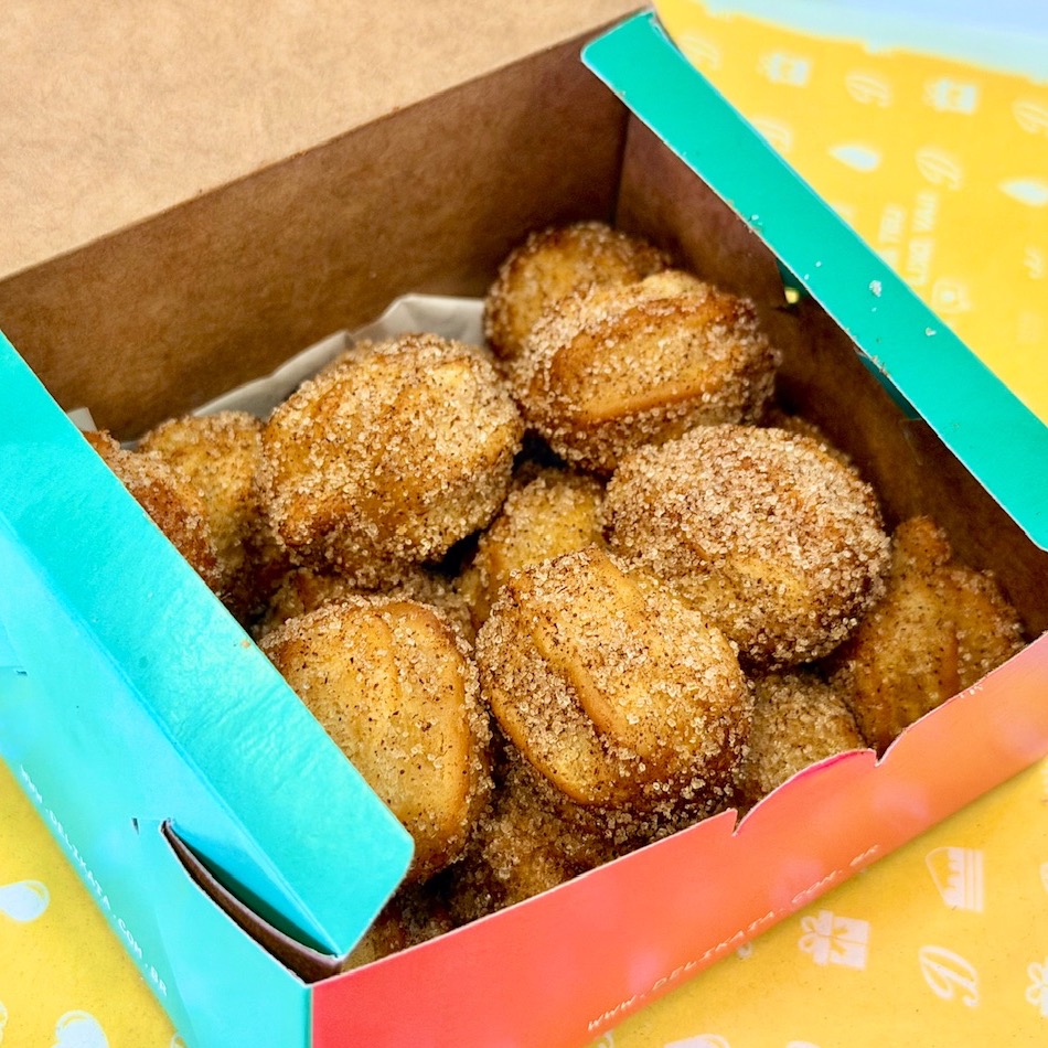 15 mini churros de doce de leite