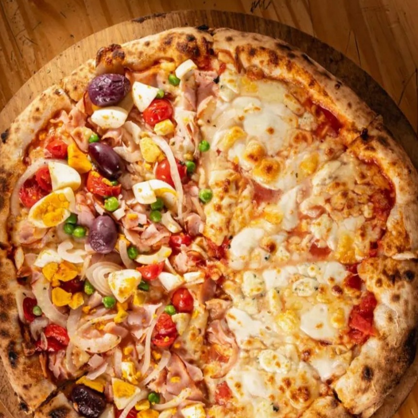 Pizza Grande -2 Sabores (Meio a Meio)