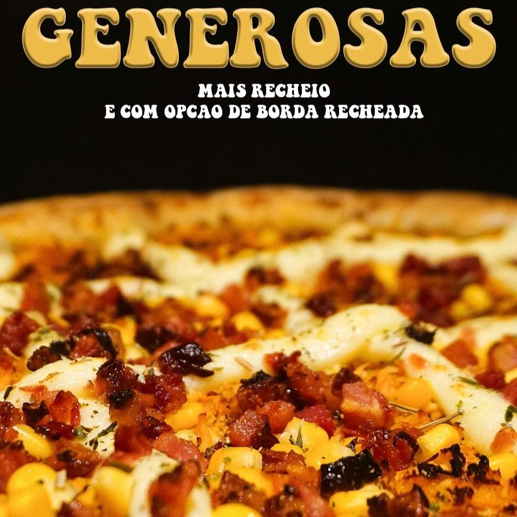 Pizza Frango com Requeijão da casa e Bacon