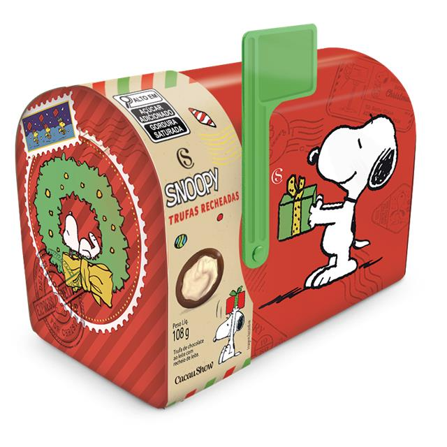 Lata Trufas laCreme ao Leite Snoopy 108g